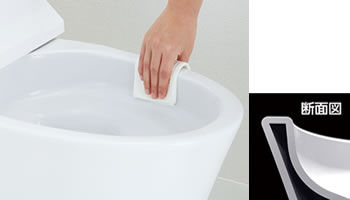 仙台のトイレ交換工事・激安価格・アメージュ・フチレス形状